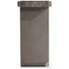 Azzura Weathered Greige Honed Silver Travertine Console Table