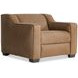Flynn Tan Leather Upholstered Power Motion Chair