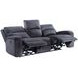 Lovell Gray 87" Power Reclining Sofa with USB Charging