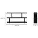 Miri Black Small Shelf