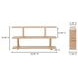 Miri Oak Small Shelf