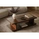 Miri Walnut Rectangular Coffee Table