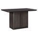 Oakley Black Rectangular Storage Counter Height Dining Room Set