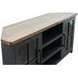 Essex Black and Whiskey 67" Corner TV Stand