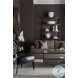 Asher Smoke Grey Glass And Brass Cocktail Table