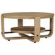 Escape Glazed Natural Oak Cocktail Table
