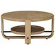 Escape Glazed Natural Oak Cocktail Table