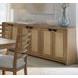 Escape Glazed Natural Oak 90" Console