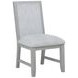 Fiona Mist Gray Upholstered Dining Side Chair Set of 2