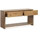 Ripley Rustic Caramel and Dark Bronze Rectangular Sofa Table