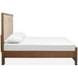 Callisto Bourbon Brown and Santa Cruz California King Upholstered Panel Bed