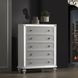 Stardust White 5 Drawer Chest with LED