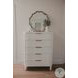 Harbor Point Reed Timeless Clean White 5 Drawer Chest