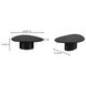 Eden Black Free Form Coffee Table