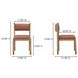 Villetta Deep Pink Upholstered Dining Chair Set of 2