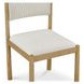 Villetta Gray and White Upholstered Dining Chair Set of 2