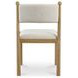 Villetta Gray and White Upholstered Dining Chair Set of 2