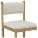 Villetta Gray and White Upholstered Dining Chair Set of 2