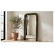 Ellison Olive Upholstered Rectangular Floor Mirror