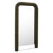 Ellison Olive Upholstered Rectangular Floor Mirror