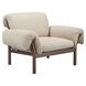 Cardero Beige Upholstered Lounge Chair