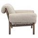 Cardero Beige Upholstered Lounge Chair