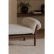 Cardero Ivory and Brown Upholstered Daybed
