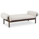 Cardero Ivory and Brown Upholstered Daybed