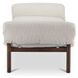 Cardero Ivory and Brown Upholstered Daybed