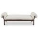 Cardero Ivory and Brown Upholstered Daybed