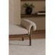 Cardero Beige and Brown Upholstered Daybed
