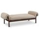 Cardero Beige and Brown Upholstered Daybed
