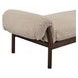 Cardero Beige and Brown Upholstered Daybed