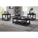 Cade Black 3 Piece Occasional Table Set