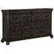 Bellamy Peppercorn 8 Drawer Dresser with Arched Mirror