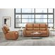 Belmont Lyric Caramel Leather Zero Gravity Power Recliner with USB Charging