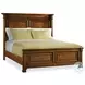Tynecastle Chestnut California King Panel Bed