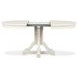 Silverwillow Egg Shell White 66" Extendable Oval Dining Table