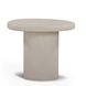 Jade Cream Free Form Outdoor Concrete Top Nesting Coffee Table Set
