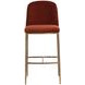 Nestorra Meg Rust Upholstered Barstool