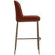 Nestorra Meg Rust Upholstered Barstool