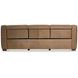 Flynn Brown Leather 94" Power Motion Sofa