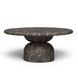 Cynthia Dark Emperador Outdoor Round Coffee Table