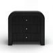 Hump Black Arched 3 Drawer Chest