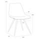 Lilo Belfast Oyster Shell Upholstered Dining Chair