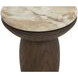 Orlena Macchiato Outdoor Round End Table