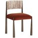 Baymont Meg Rust and Terri Nutmeg Upholstered Dining Chair Set of 2