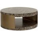Gardiner Dark Emperador Outdoor Round Coffee Table