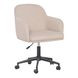 Sydney Taupe Performance Fabric Upholstered Swivel Desk Chair