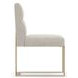 Counter Balance Oatmeal Upholstered Dining Chair